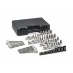 GEARWRENCH Socket Set Hex and Torx Bit BlowMold Case MET/SAE 84Pc