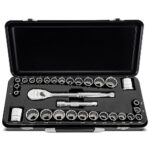 GEARWRENCH 31PCE METRIC/SAE 1/2" DRIVE 120XP SOCKET SET