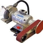 LINISHALL BENCH GRINDER 8Inc C/W 915x50 BELT LINISHER + DISC