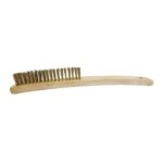 JOSCO BRUSH HAND 4R BRASS WOOD LONG HANDLE