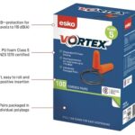 ESKO (Box 50pr) VORTEX EARPLUGS TPR Class 4 UNCORDED