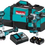 MAKITA 3PC 18V 5.0AH BRUSHLESS HAMMER DRILL DRIVER / IMPACT DRIVER / GRINDER