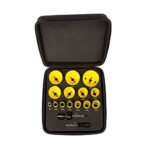 STARRETT KWIK-CHANGE UNIVERSAL FAST CUT BI-METAL HOLE SAW KIT 16mm-76mm
