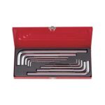 KING TONY 10PC METRIC X LON HEX KEY SET