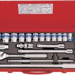 KING TONY 25PC 1/2DR 12PT SOCKETS SET MET 10-32mm