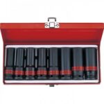 KING TONY 8PCE 1/2 DRIVE IMPACT BIT SOCKET SET IMPERIAL