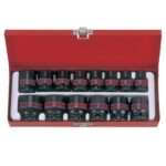 KING TONY 1/2DR 14PC IMPACT SOCKET SET 3/8 - 1.1/4"