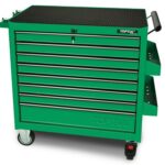 TopTul ROLL CABINET 8 DRAWER GREEN GENERAL SERIES