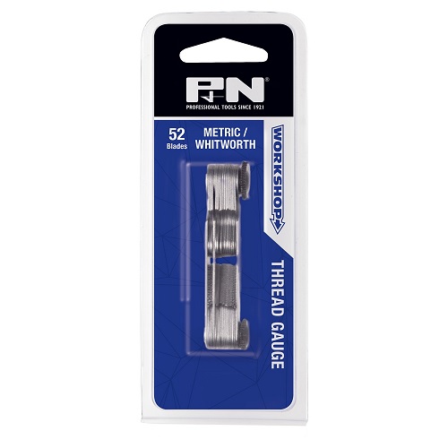 268MW0052 P & N THREAD PITCH GAUGE METRIC /WHITWORTH 0.25-6.0MM /4-62TPI - Image 1