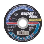 SUPERFLEX - 125x1.0x22.23 INDUSTRIAL STEEL & STAINLESS CUTTING DISCS 25 TUB