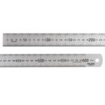 TOLEDO STAINLESS STEEL RULE DOUBLE SIDED METRIC & IMPERIAL - 600MM