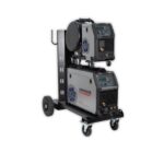 STRATA 500A Three Phase Synergic Inverter MIG/ARC/TIG Welder with Industrial Trolley, Wire Feeder & Storage