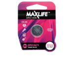 MAXLIFE CR2016 LITHIUM 12.33.1 CELL SINGLE