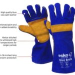 ESKO BLUE BRUTE KEVLAR STITCHED PREMIUM WELDERS GLOVE, 406MM