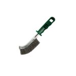 JOSCO BRUSH HAND CR S/S GREEN PLASTIC HANDLE