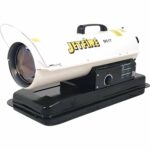 JETFIRE 17kW INDUSTRIAL DIRECT FIRE FAN FORCED DIESEL HEATERS