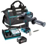 MAKITA 40Vmax XGT Brushless 3-Speed High-Torque Drill Driver 4.0Ah Tabless Kit