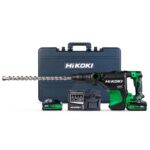 HIKOKI 36V 40MM SDS-MAX ROTARY HAMMER DRILL - X2 BSL36B18X & X1 UC18YSL3(MULTIVO