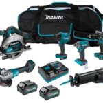 MAKITA 40VMAX BRUSHLESS 6-PC.COMBO (4.0AH) KIT