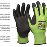 Esko Razor X320 Hi-Vis Green Cut 3 Glove (8/M)