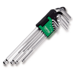 TOPTUL 9 Pce LONG HEX SET 1.5mm - 10mm