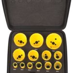 STARRETT 13pce HOLESAW KIT BI-METAL EVA CASE 20-76mm