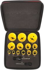 STARRETT 13pce HOLESAW KIT BI-METAL EVA CASE 20-76mm