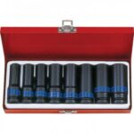 KING TONY 1/2DR 8PCE DEEP 12-24mm