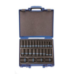 KING TONY 25 pce 1/2"dr IMPACT DEEP SOCKET SET with CASE