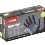 ESKO HIGH FIVE BLACK NITRILE DISPOSABLE GOLVES