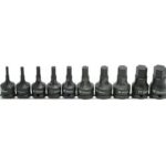 Koken 1/4"Dr Tamper Plus Socket Set 7pc