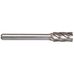 Alpha 5/8" Cylindrical Burr Aluminium Cut - 1/4" Shank