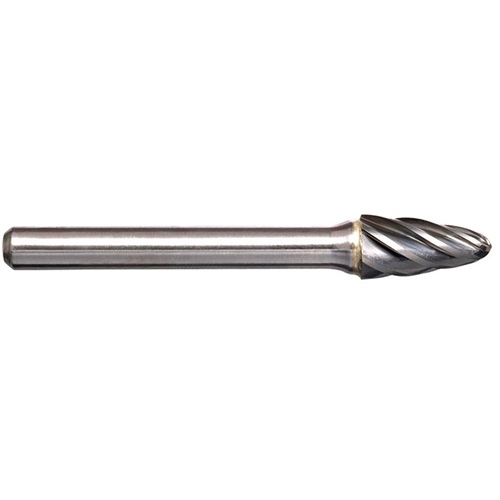 SF-1AL Alpha 1/4" Tree Radius Nose Carbide Burr Aluminium Cut - 1/4" Shank - Image 1