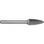 Alpha 1/4" Tree Radius Nose Carbide Burr - 1/4" Shank