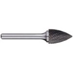 Alpha 3/8" Tree Pointed Nose Carbide Burr - 1/4" Shank