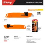 STERLING SAFRTU AUTO-RETRACTING TRIMMING KNIFE