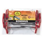 BONDHUS 5PC BALL END T-HANDLE 4-10MM SET