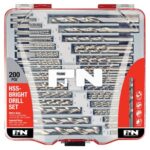 P&N WORKSHOP DRILL SET BRIGHT - 200 PIECE