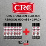 CRC Brakleen Blaster 600ml 6 + 2 Pack