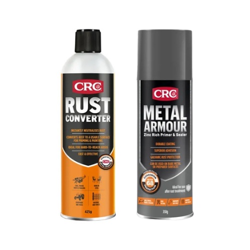 1756756 CRC METAL ARMOUR 350G & RUST CONVERTER COMBO PACK - Image 1