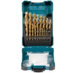 MAKITA DRILL BIT SET HSS-TIN M 25 PIECE 1- 13MM