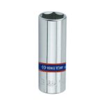 KING TONY 1/4DR 9MM 6PT DEEP SOCKET