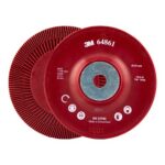 3M High Pressure Ribbed Back Up Pad 64861 Red 125mm x 22mm