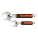 CRESCENT 6 AND 10 INCH ADJUSTABLE WRENCH SET WITH QUICK FIT JAW - 2 PC