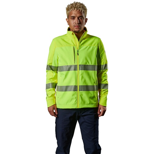 FXD-WO-3T-YELLOW FXD WO-3T YELLOW SOFT SHELL SMALL HI VIS - Image 1