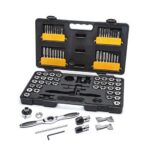 GEARWRENCH 77Pc SAE and Metric Ratcheting Tap and Die Set