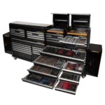 GEARWRENCH 973Pc Combination Tool Kit plus 4x 28in. Chests plus 2x 58in. Trolleys plus 2x Side Cabinets
