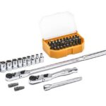GEARWRENCH 45Pc 1/4in. Drive Slim Head Ratchet Set