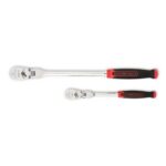 GEARWRENCH 1/4inc and 3/8inc r 120XP Dual Material Flex Head Ratchet Set 2Pc NEW