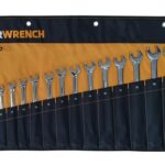 GEARWRENCH 18Pc 12-Point Metric Long Pattern Combination Wrench Set - Roll